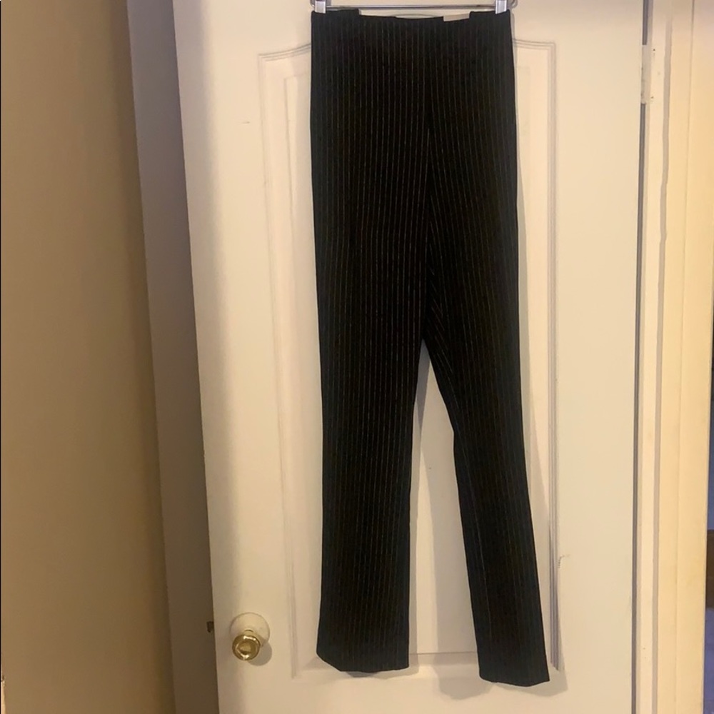 Chico’s so slimming Juliet pinstripe pant